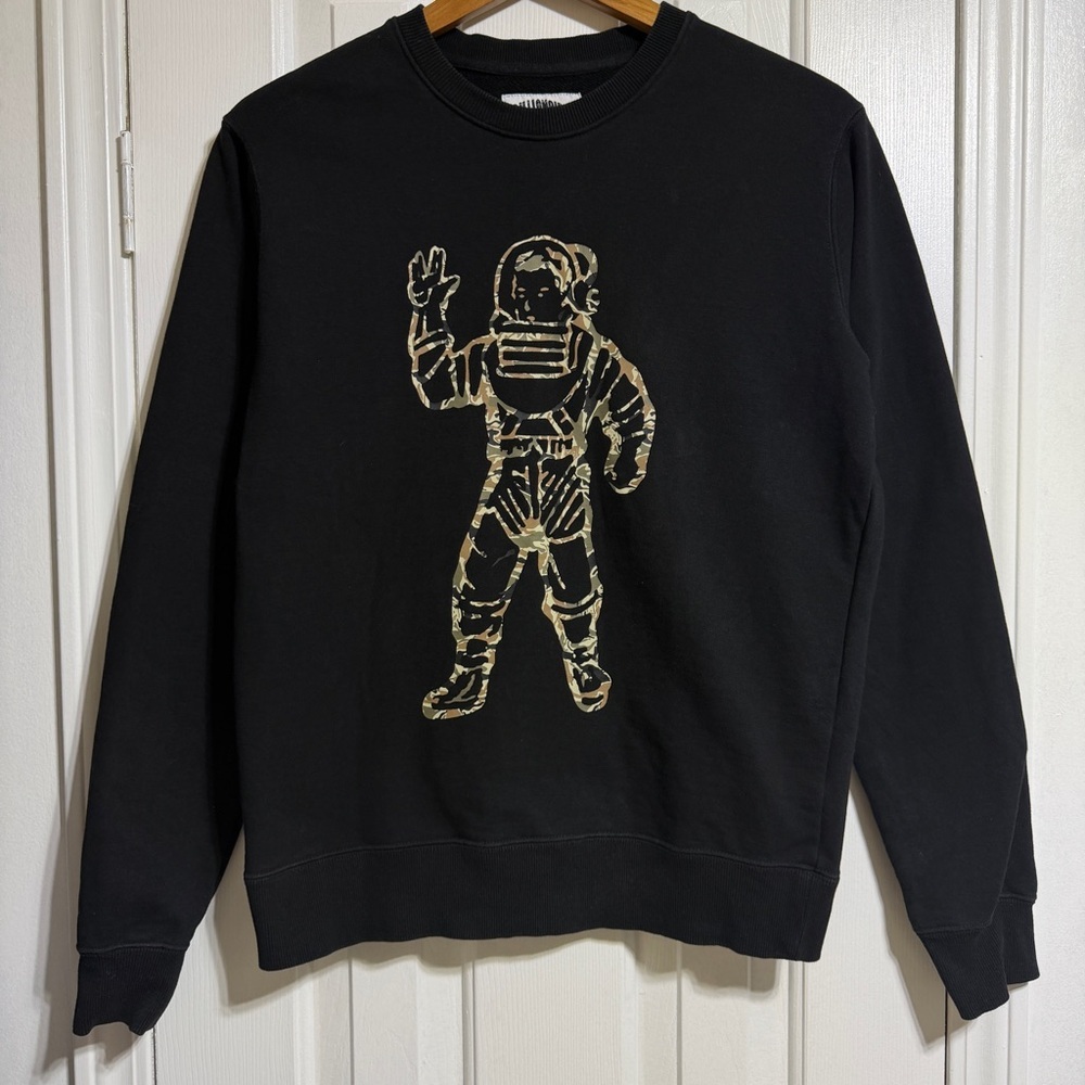 Billionaire Boys Club Camo Astronaut Crewneck 'Black' sweater sweatshirt small